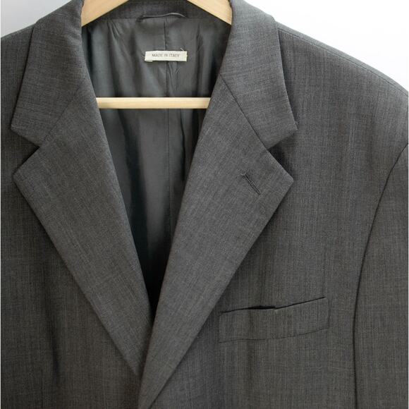 Vestimenta Suit Jacket Blazer Gray 3 Button Double Vent EU 54, US 44R - Picture 2 of 7